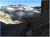 Lago di Fedaia - Punta Penia (Marmolada)